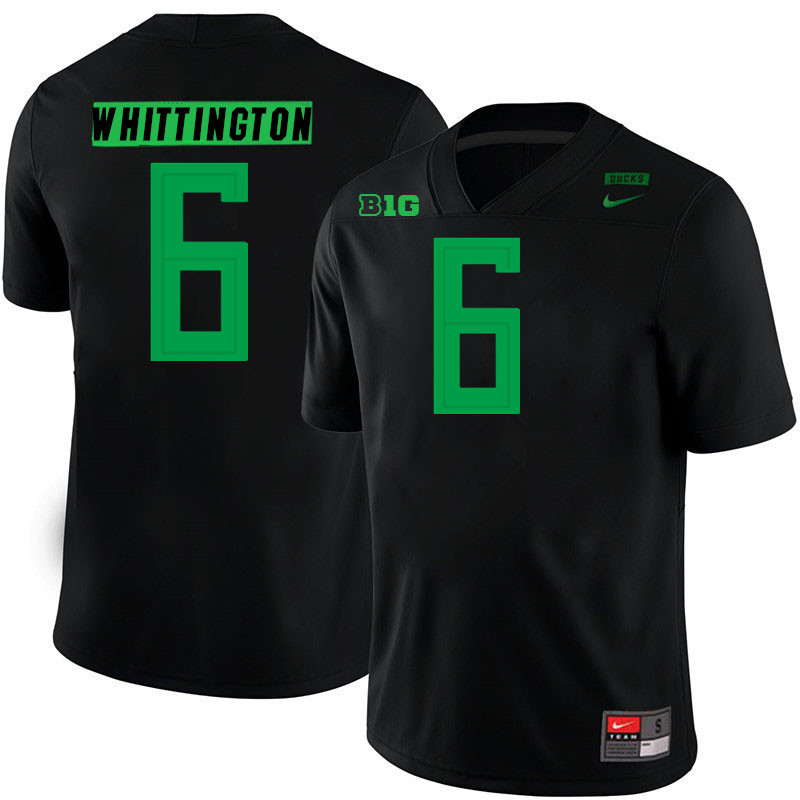 Noah Whittington Oregon Jersey,Oregon Ducks Football Uniforms Youth-Alternate Black